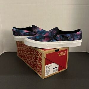 (NEW) Vans Asher (Galaxy) Multi-Color Canvas Women’s Shoes - Size 8.5 - With Box